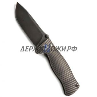 Нож SR-1 Titanium Black Frame Black Blade Lion Steel складной L/SR1 BB